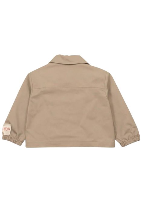 Giubbino bambino beige in cotone Manuel Ritz | 3364BEIGE